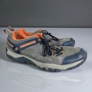 Merrell Hiking Shoes Boulder Burnt Orange Mens Size‎ 10.5 Brown Running Outdoors